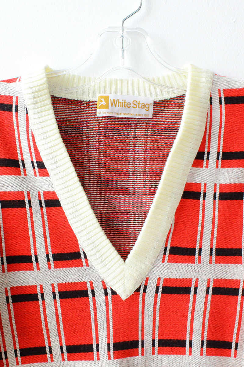 Varsity Plaid Sweater XS/S