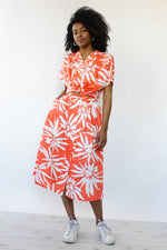 Tropical 2-Piece Skirt Set M