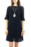 Brussels crochet floral lace dress S/M