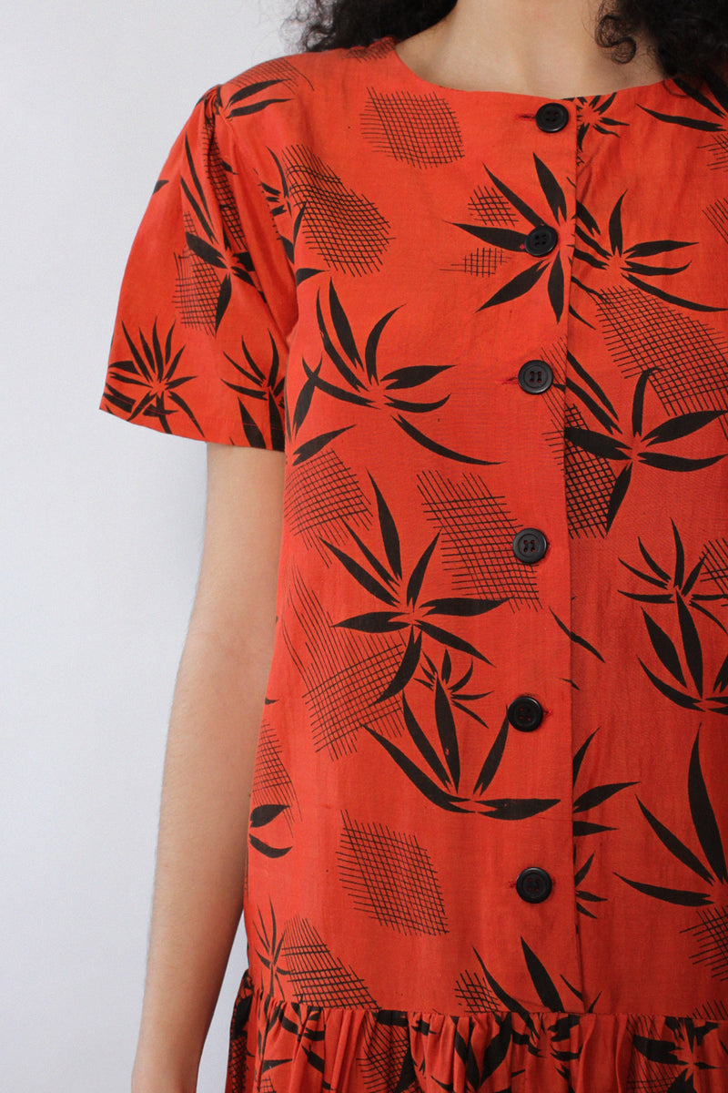 Bamboo Crosshatch Dress S/M