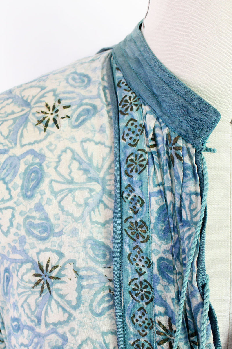 70s Ushas Gauze Dress S
