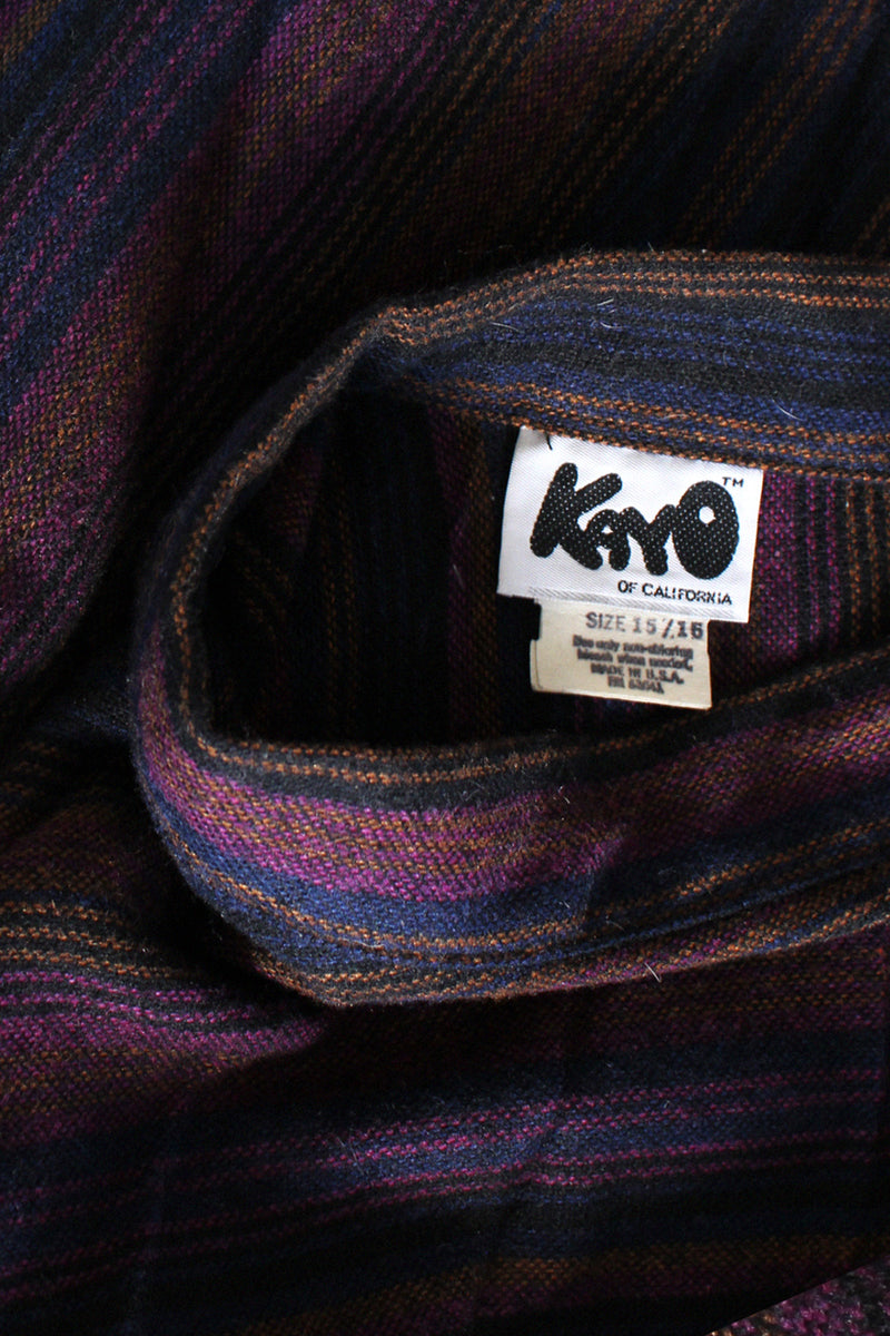 Kayo Striped Pleat Skirt M