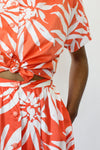 Tropical 2-Piece Skirt Set M