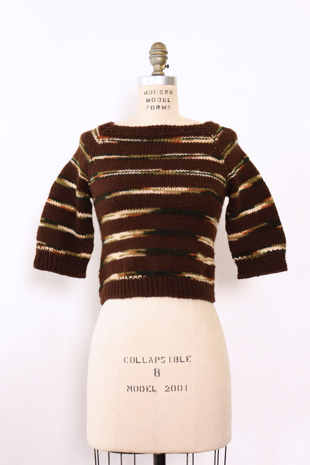 Cropped Space Dye Sweater XS/S