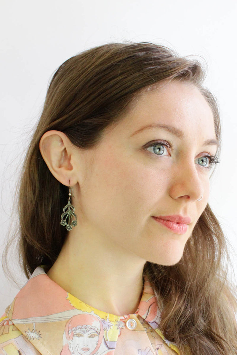 Sale / Falling Floral Earrings