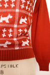 Rust Scottie Sweater M