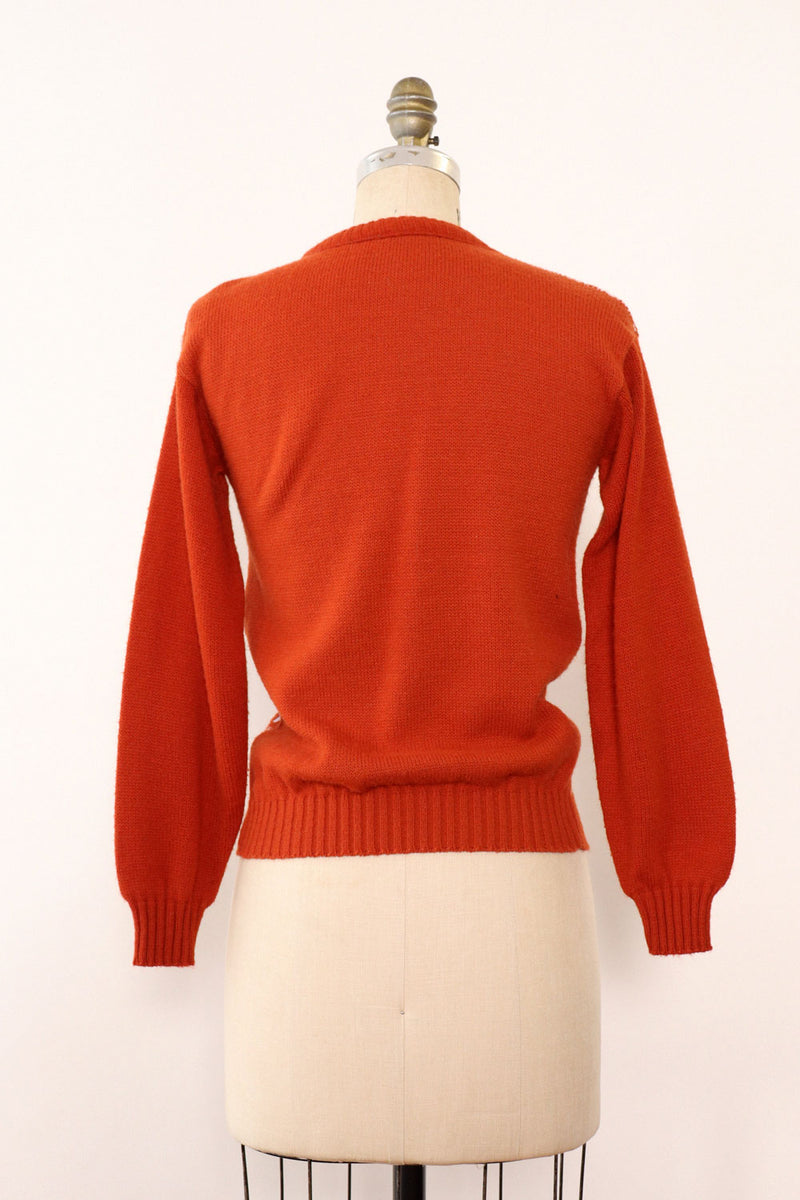 Rust Scottie Sweater M