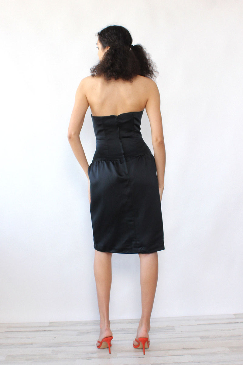 Victor Costa Bustier Dress M