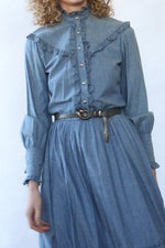 Chambray Prairie Dress XS/S