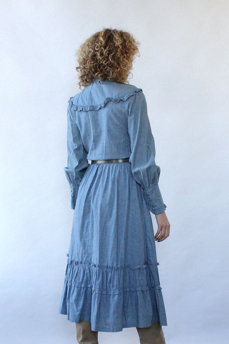 Chambray Prairie Dress XS/S