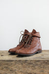 Tan Lace Up Pixie Booties 7