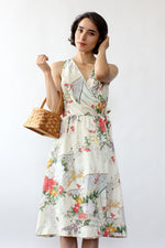 Japanese Garden Wrap Dress M/L