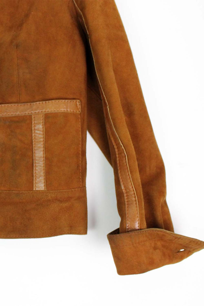Deerskin Fur Collar Jacket XS