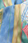 Reversible Floral Stripe Slouch Jacket S/M