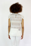 vintage lace top M/L