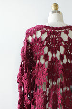 Raspberry Crochet Dress