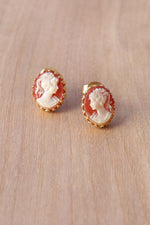 Cameo Stud Earrings