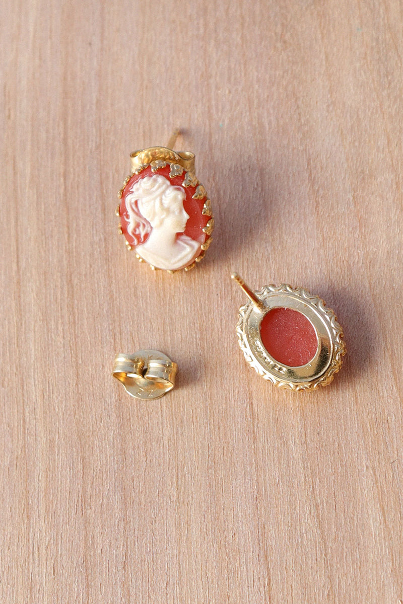 Cameo Stud Earrings