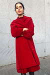 Sangria Velvet Swing Jacket