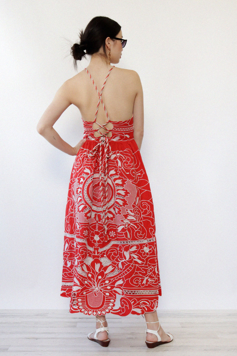 red poplin dress Cotton Mini it offers the perfect blend of comfort and breathability with just the right amount of stretch Brit Red Poplin Mini Dress