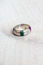 Sterling Stripe Ring