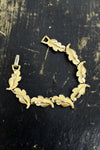 gold leaf bracelet