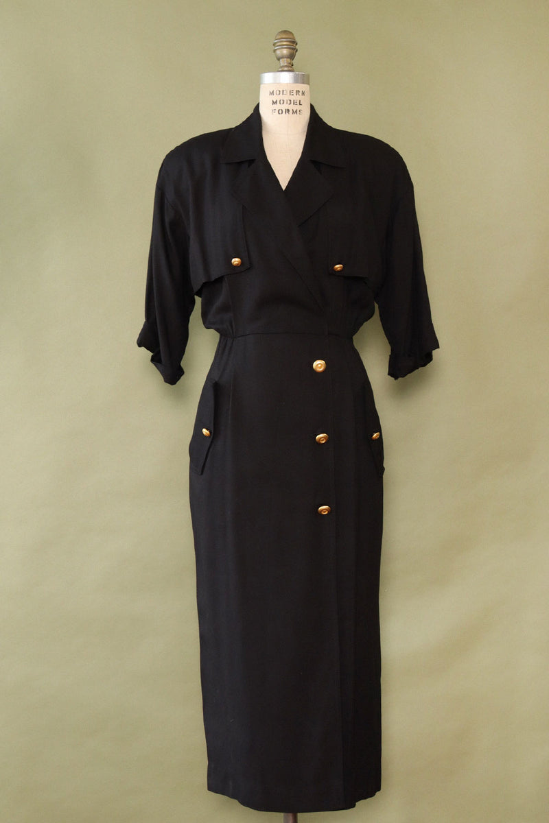 Jones Bronze Button Suitdress M/L