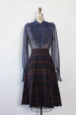 Kayo Striped Pleat Skirt M