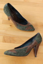 Joan & David Patchwork Pumps 6.5