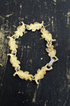 gold leaf bracelet