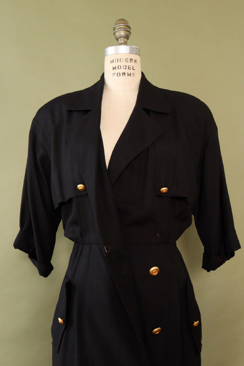 Jones Bronze Button Suitdress M/L