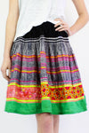 vintage hmong textile skirt