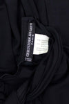 Christian Aujard Twisted Black Rayon Dress M