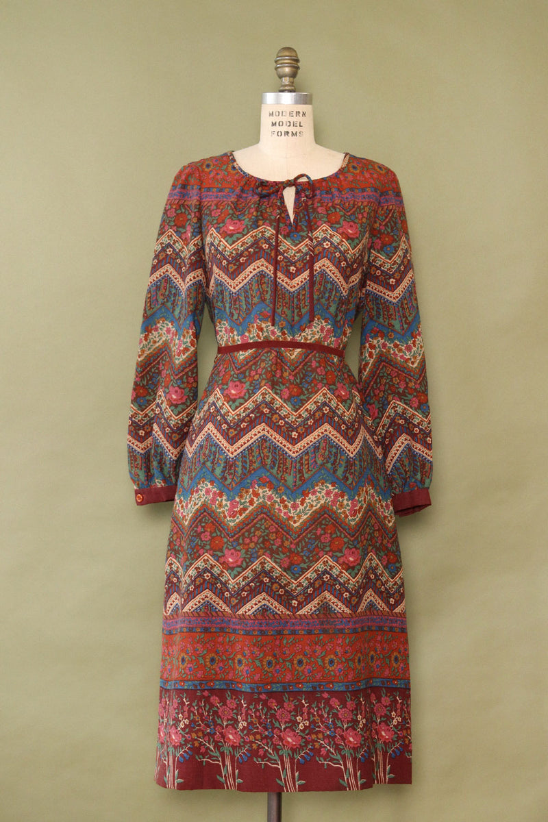 Umba Berry Tones Tie Dress M