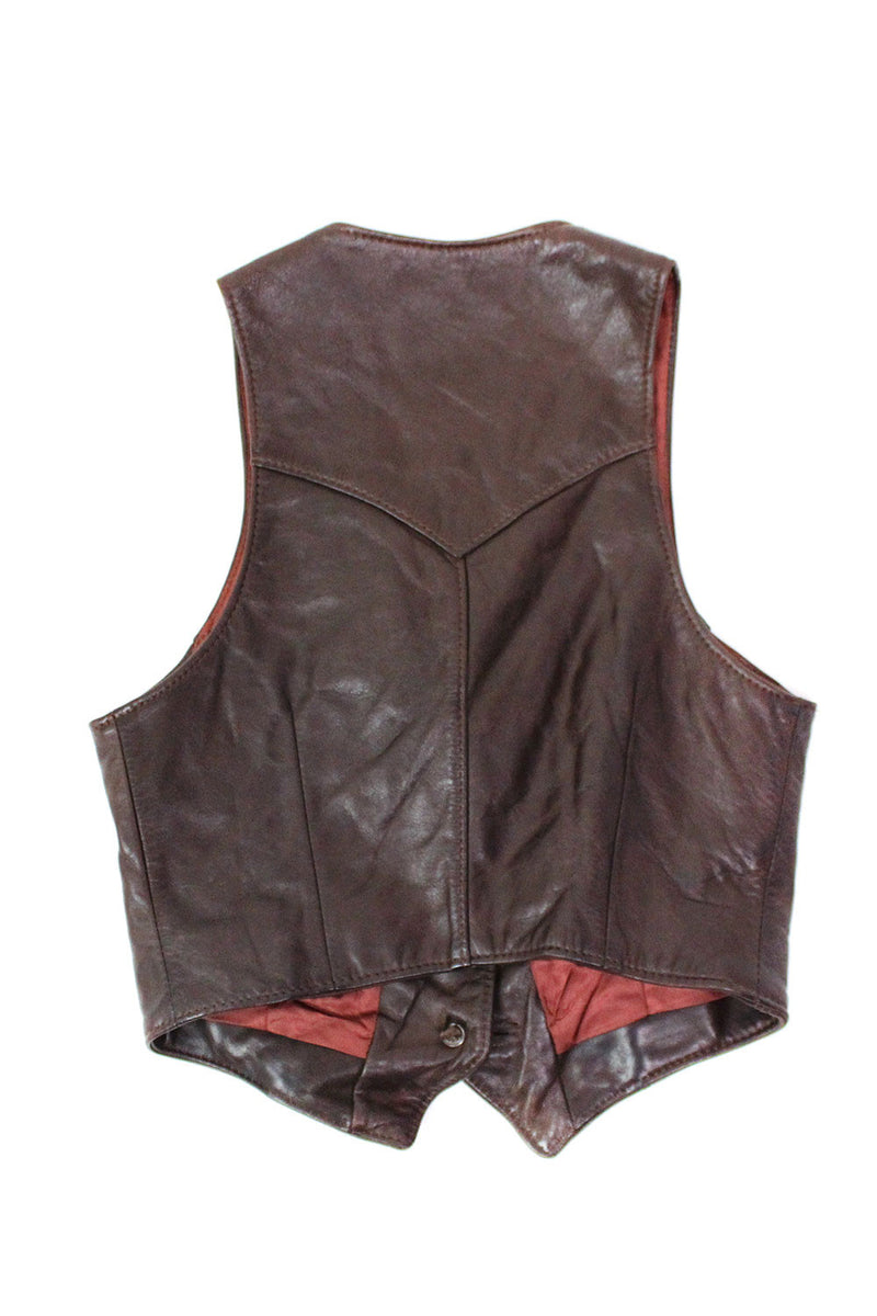 Emile Leather Vest XS