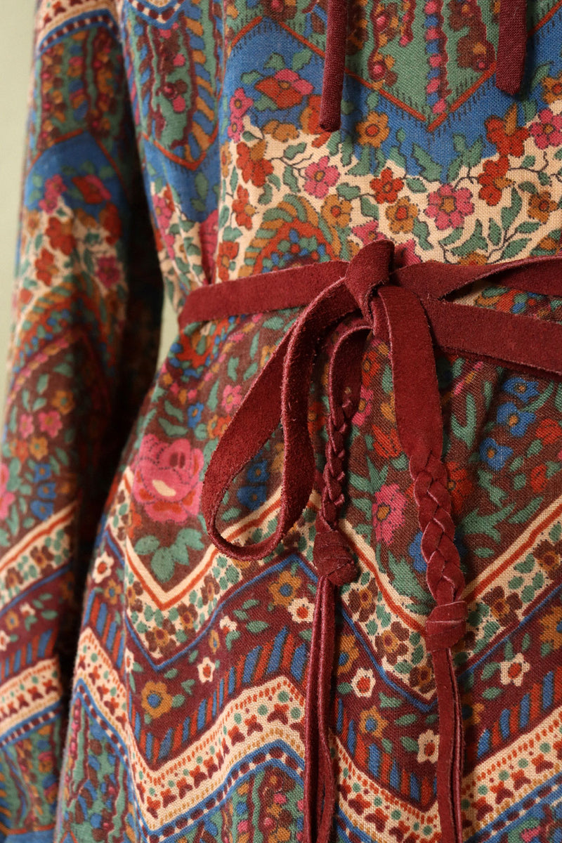 Umba Berry Tones Tie Dress M