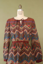 Umba Berry Tones Tie Dress M
