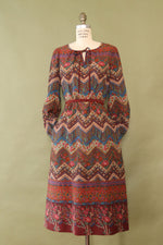 Umba Berry Tones Tie Dress M