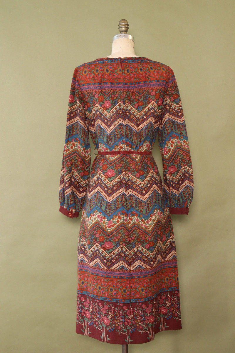 Umba Berry Tones Tie Dress M