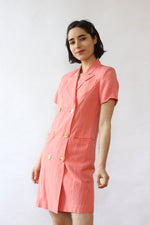 Salmon Blazer Dress XS