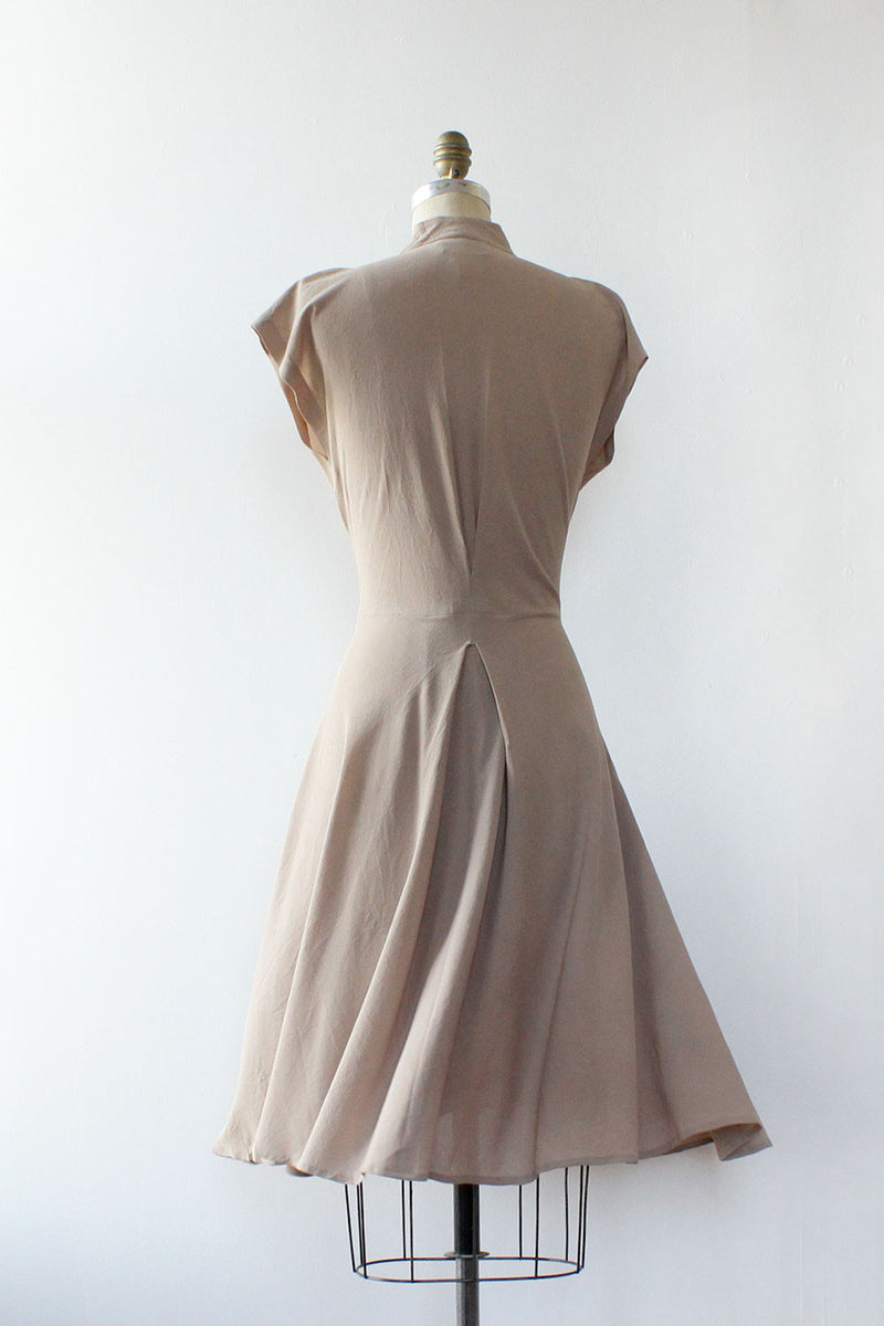 Julie Pleats Midi Dress S