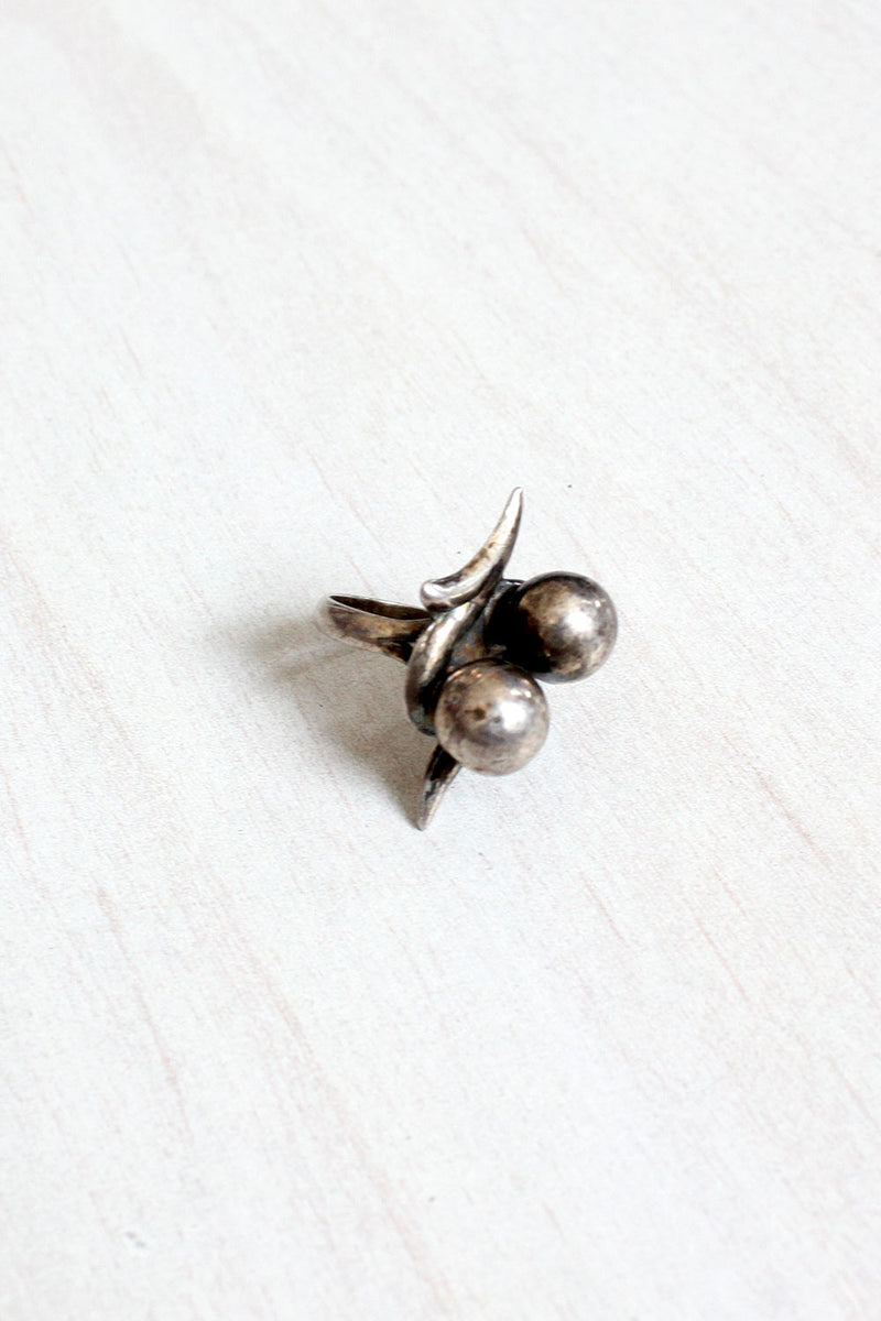 Silver Bobble Ring