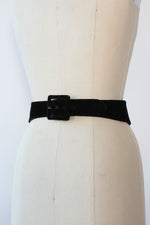 Black Velvet Cinch Belt XS/S
