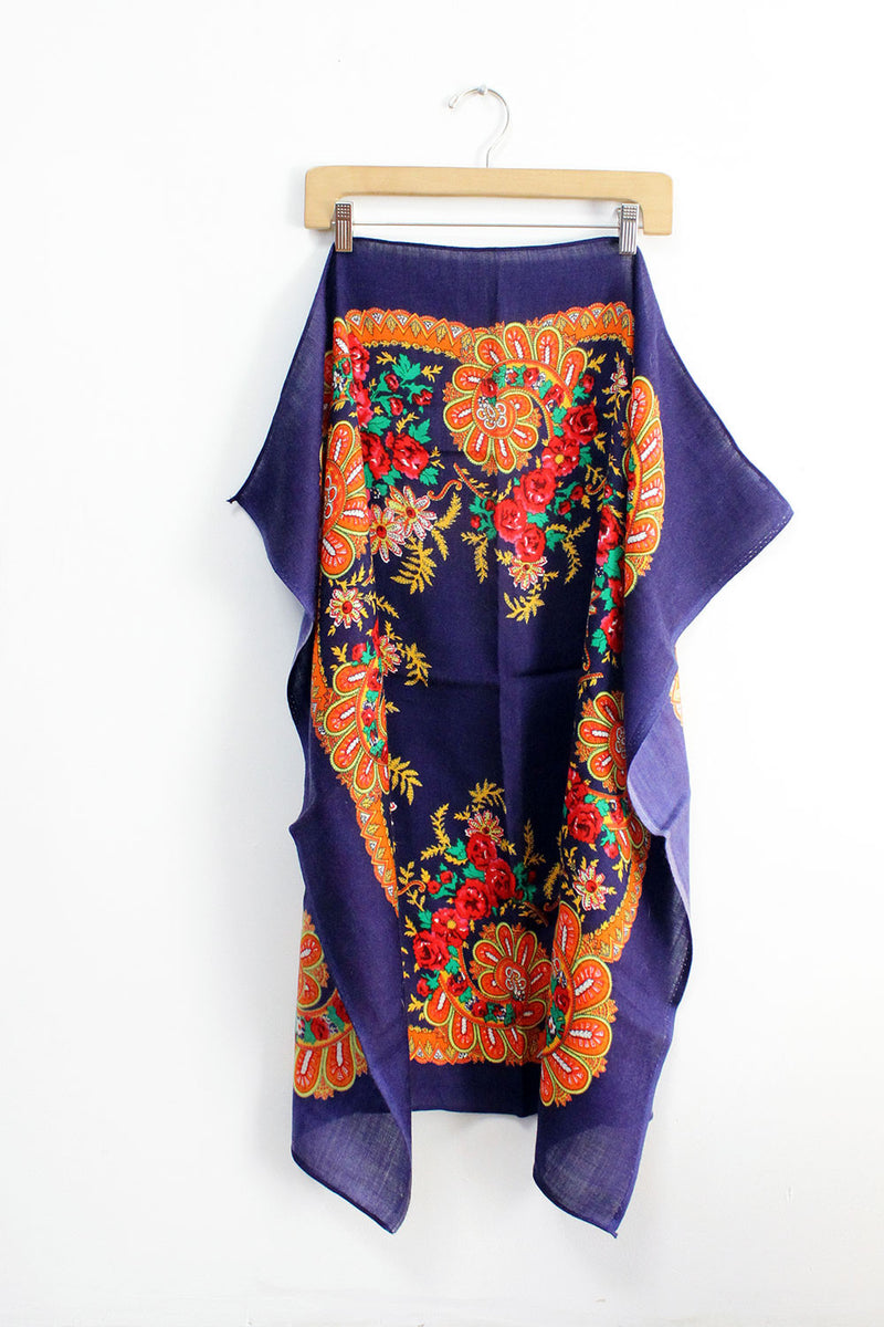 Royal Russian Floral Scarf