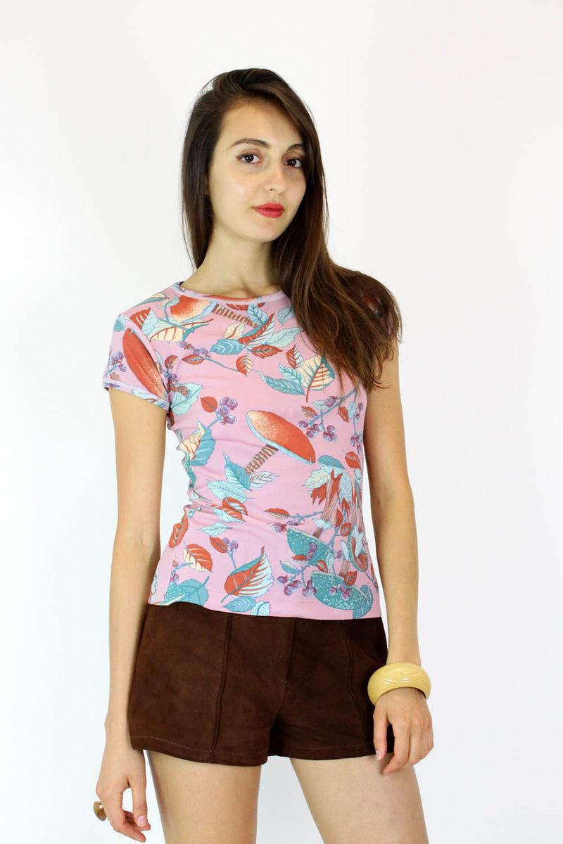 70s print top