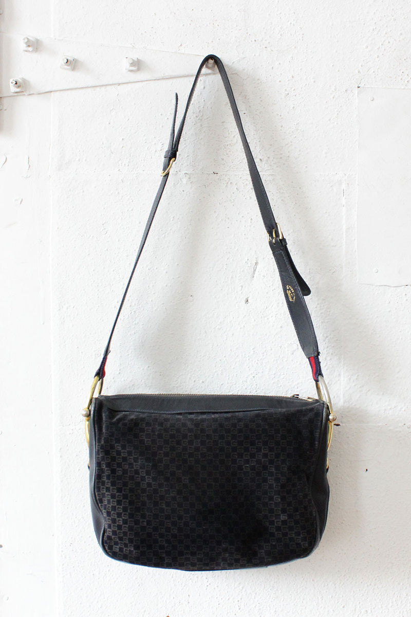 Vintage Gucci Navy Slouch Bag – OMNIA