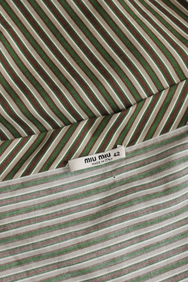 Miu Miu Striped Dress S