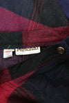 Jewel Plaid Flare Skirt S