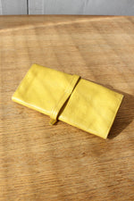 Canary Yellow Ostrich Wallet