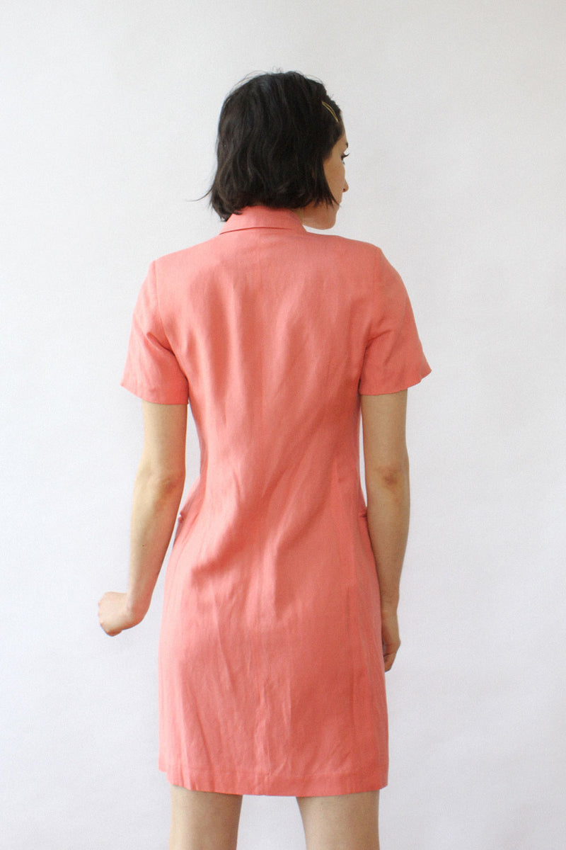 Salmon Blazer Dress XS